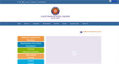 Desktop Screenshot of choithramschool.com